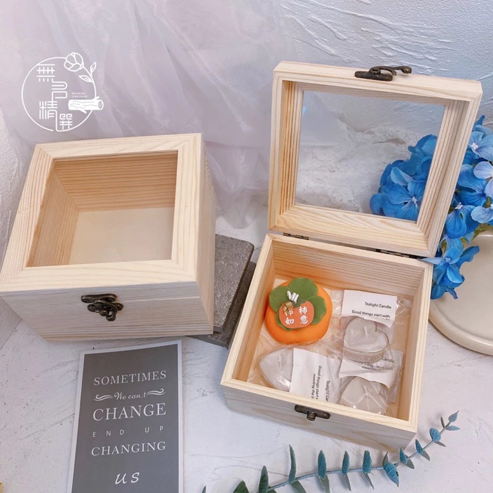 無名精選 透明天窗木盒-大(禮品盒 水晶消磁盒 伴手禮 月餅 無名精選 透明天窗木盒-大(禮品盒 水晶消磁盒 伴手禮 月餅