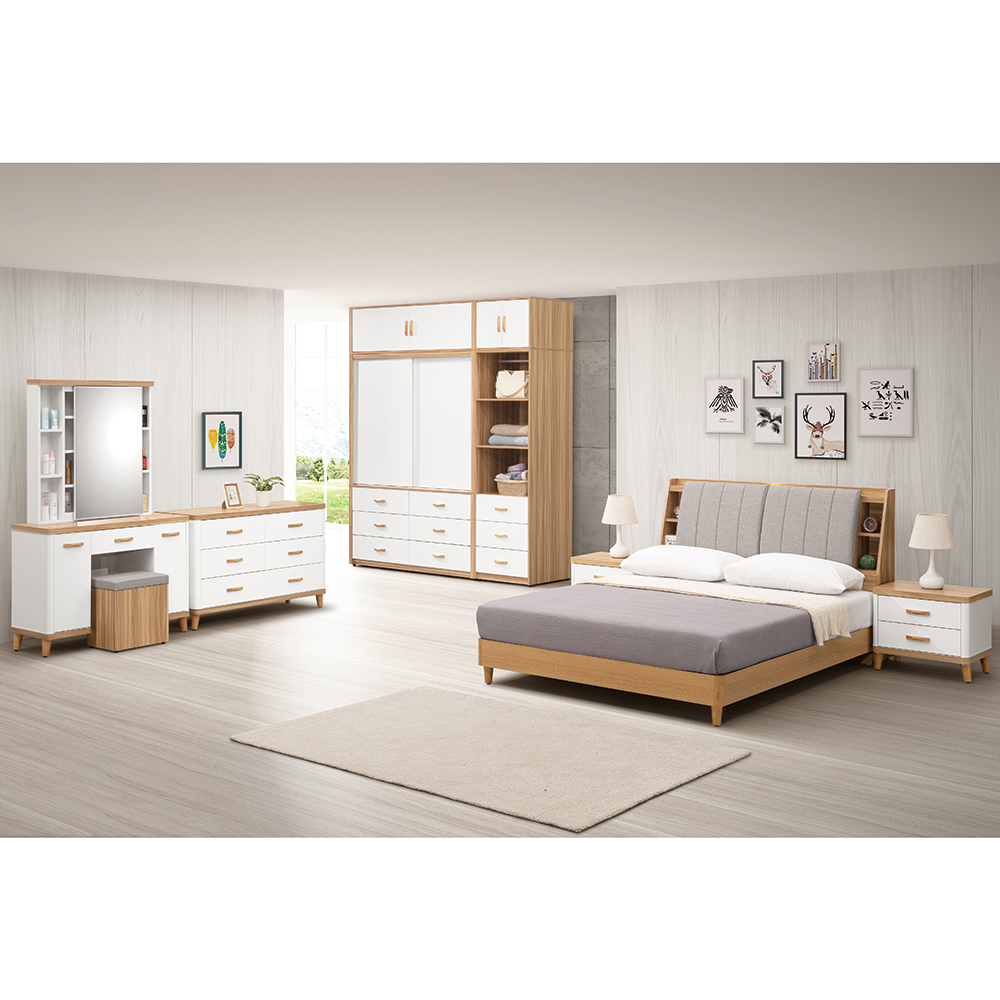 唯熙傢俱 寶拉純白雙色3尺化妝台(臥室 化妝台 鏡台 梳妝台 唯熙傢俱 寶拉純白雙色3尺化妝台(臥室 化妝台 鏡台 梳妝台