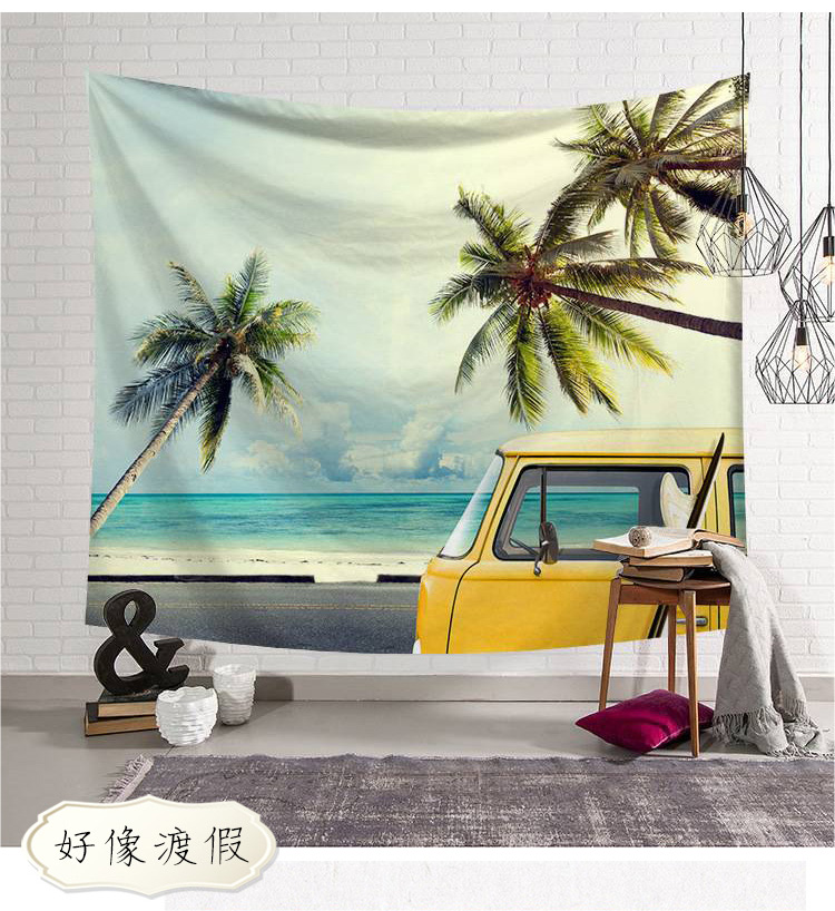 QIDINA 2入-出國趣仿真療癒系掛毯掛布/裝飾布-A 贈 QIDINA 2入-出國趣仿真療癒系掛毯掛布/裝飾布-A 贈
