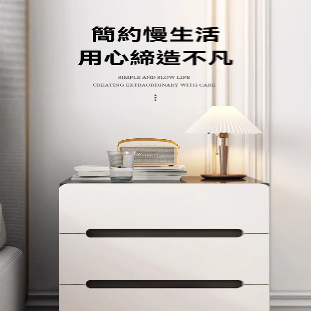 鑫港家居 三抽40*40*59(床頭櫃 奶油風床頭櫃 床邊收 鑫港家居 三抽40*40*59(床頭櫃 奶油風床頭櫃 床邊收