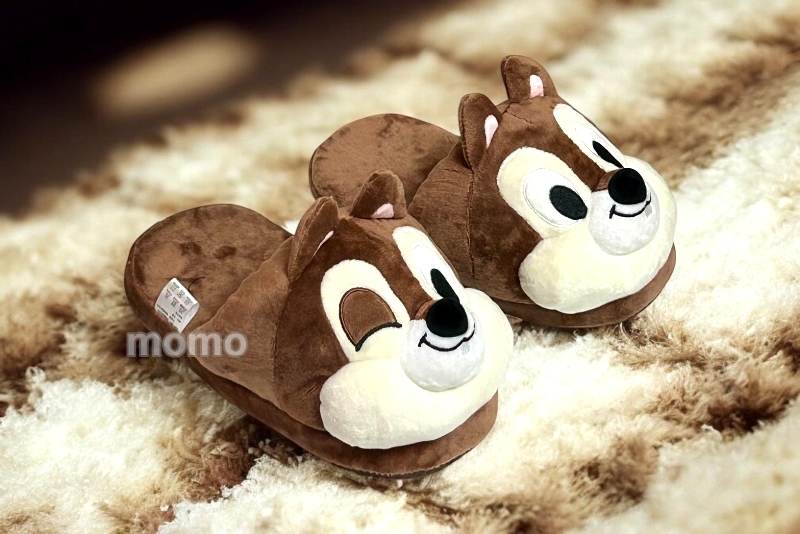Disney 迪士尼 瞇眼奇奇-絨毛室內拖鞋-25CM 推薦 Disney 迪士尼 瞇眼奇奇-絨毛室內拖鞋-25CM 推薦