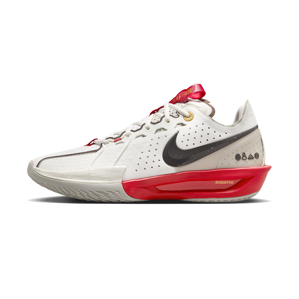 NIKE 耐吉 G.T Cut 3 EP 男鞋 白紅色 網布 NIKE 耐吉 G.T Cut 3 EP 男鞋 白紅色 網布