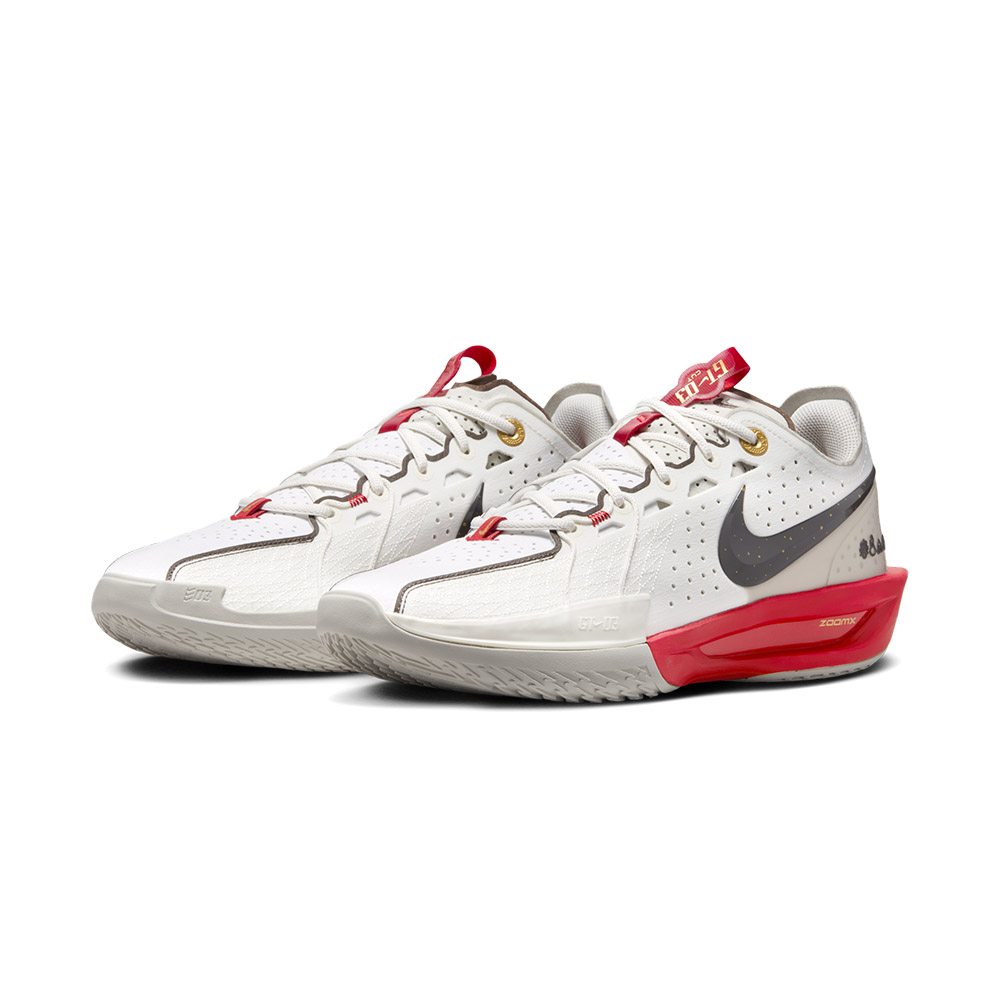 NIKE 耐吉 G.T Cut 3 EP 男鞋 白紅色 網布 NIKE 耐吉 G.T Cut 3 EP 男鞋 白紅色 網布