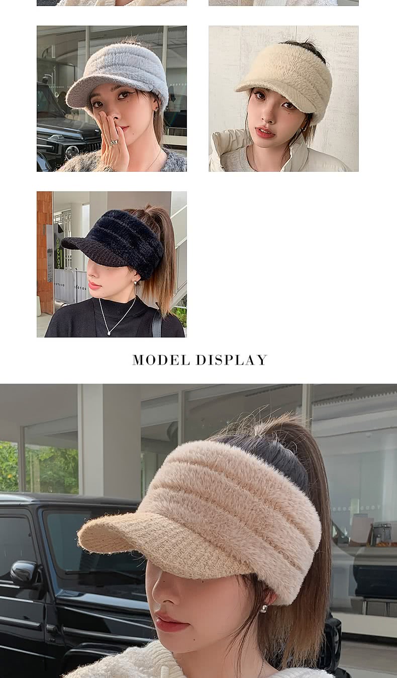 Acorn 橡果 新款加厚毛絨空頂帽棒球帽鴨舌帽護耳遮陽帽7 Acorn 橡果 新款加厚毛絨空頂帽棒球帽鴨舌帽護耳遮陽帽7