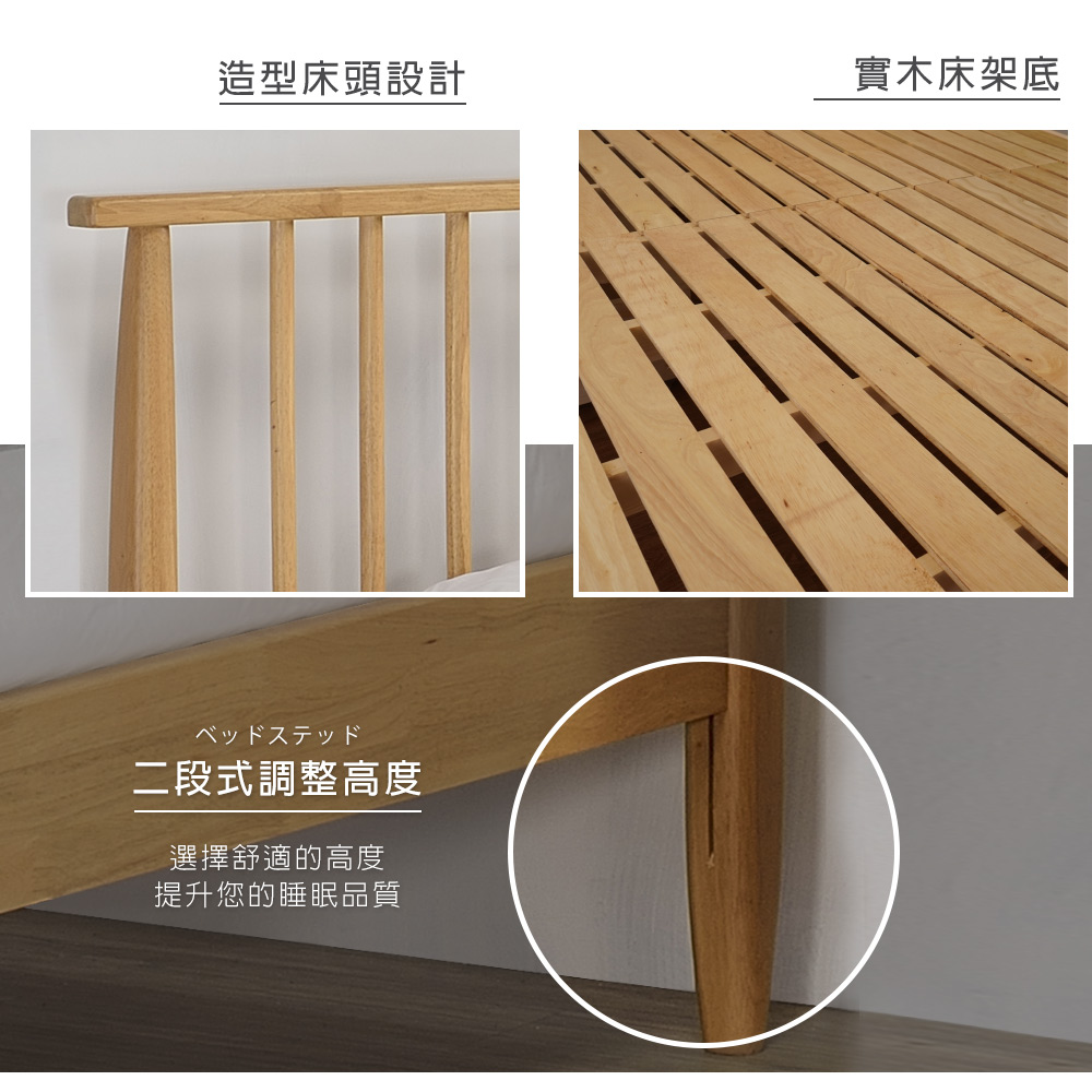 Homelike 喜家居 雙人5尺床架組(2507) 推薦 Homelike 喜家居 雙人5尺床架組(2507) 推薦