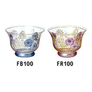 Madiggan 貝斯麗 手工鬱金香彩繪開運玻璃碗-湛藍色( Madiggan 貝斯麗 手工鬱金香彩繪開運玻璃碗-湛藍色(