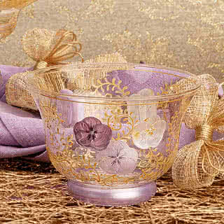 Madiggan 貝斯麗 手工鬱金香彩繪開運玻璃碗-湛藍色( Madiggan 貝斯麗 手工鬱金香彩繪開運玻璃碗-湛藍色(