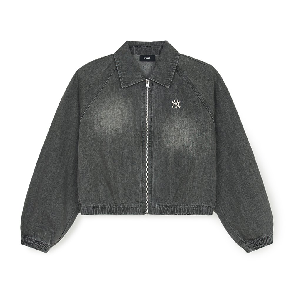 MLB 女版牛仔丹寧夾克 Varsity系列 紐約洋基隊(3 MLB 女版牛仔丹寧夾克 Varsity系列 紐約洋基隊(3