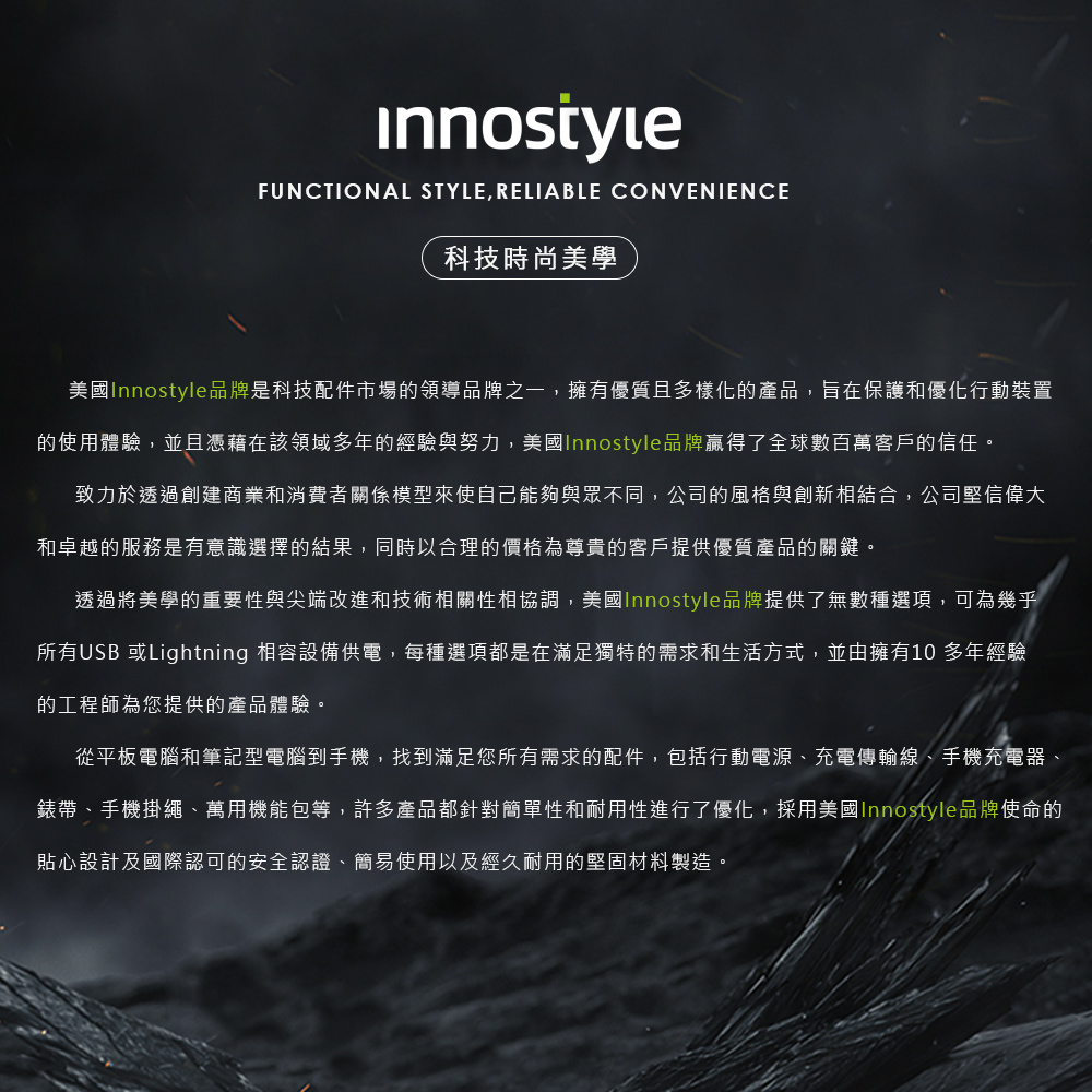 innostyle FlexiCarry系列 時尚科技收納側 innostyle FlexiCarry系列 時尚科技收納側