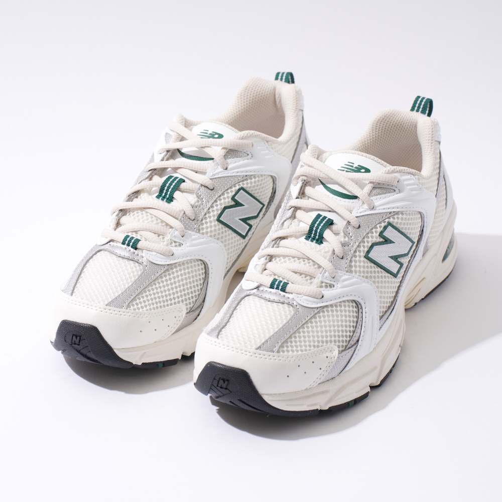 NEW BALANCE 男鞋 女鞋 米白綠色 中性 復古 休 NEW BALANCE 男鞋 女鞋 米白綠色 中性 復古 休