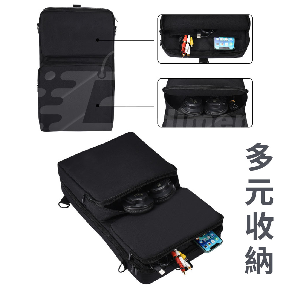 Pioneer 先鋒】打碟機專用收納包DJ包軟背包(DDJ-400/FLX4/SB3) - momo