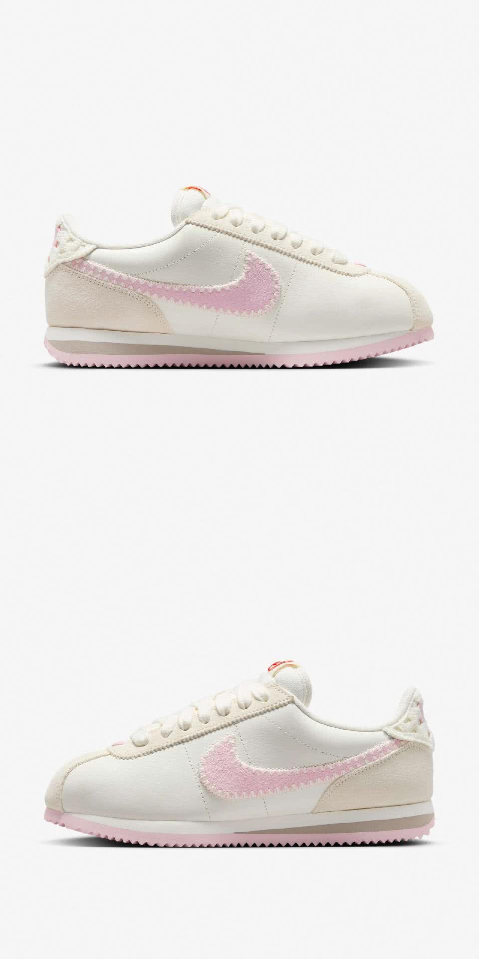 NIKE 耐吉 阿甘鞋 Wmns Cortez 女鞋 白 粉 NIKE 耐吉 阿甘鞋 Wmns Cortez 女鞋 白 粉