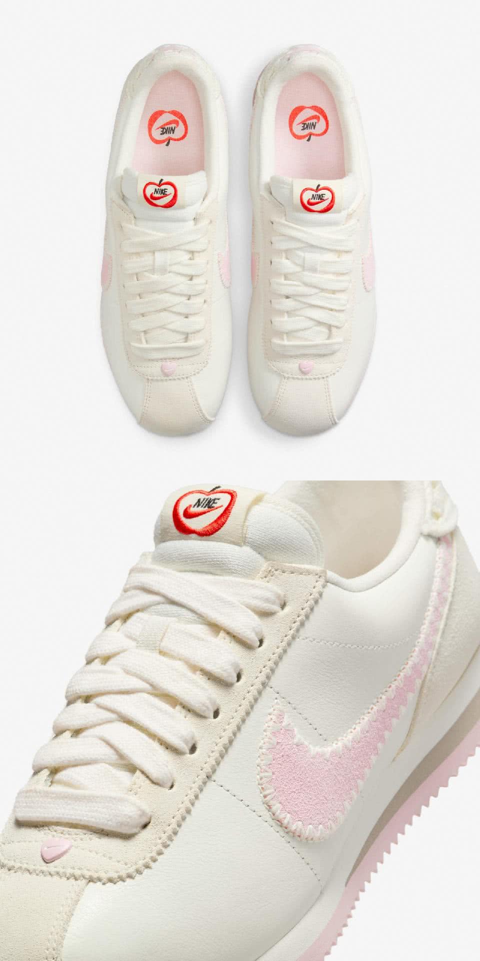 NIKE 耐吉 阿甘鞋 Wmns Cortez 女鞋 白 粉 NIKE 耐吉 阿甘鞋 Wmns Cortez 女鞋 白 粉