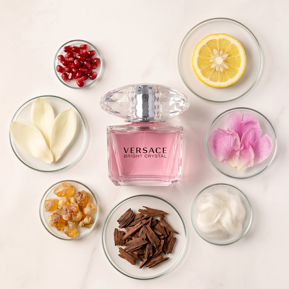 VERSACE 凡賽斯】香戀水晶女性淡香水90ml(Bright Crystal 專櫃公司貨