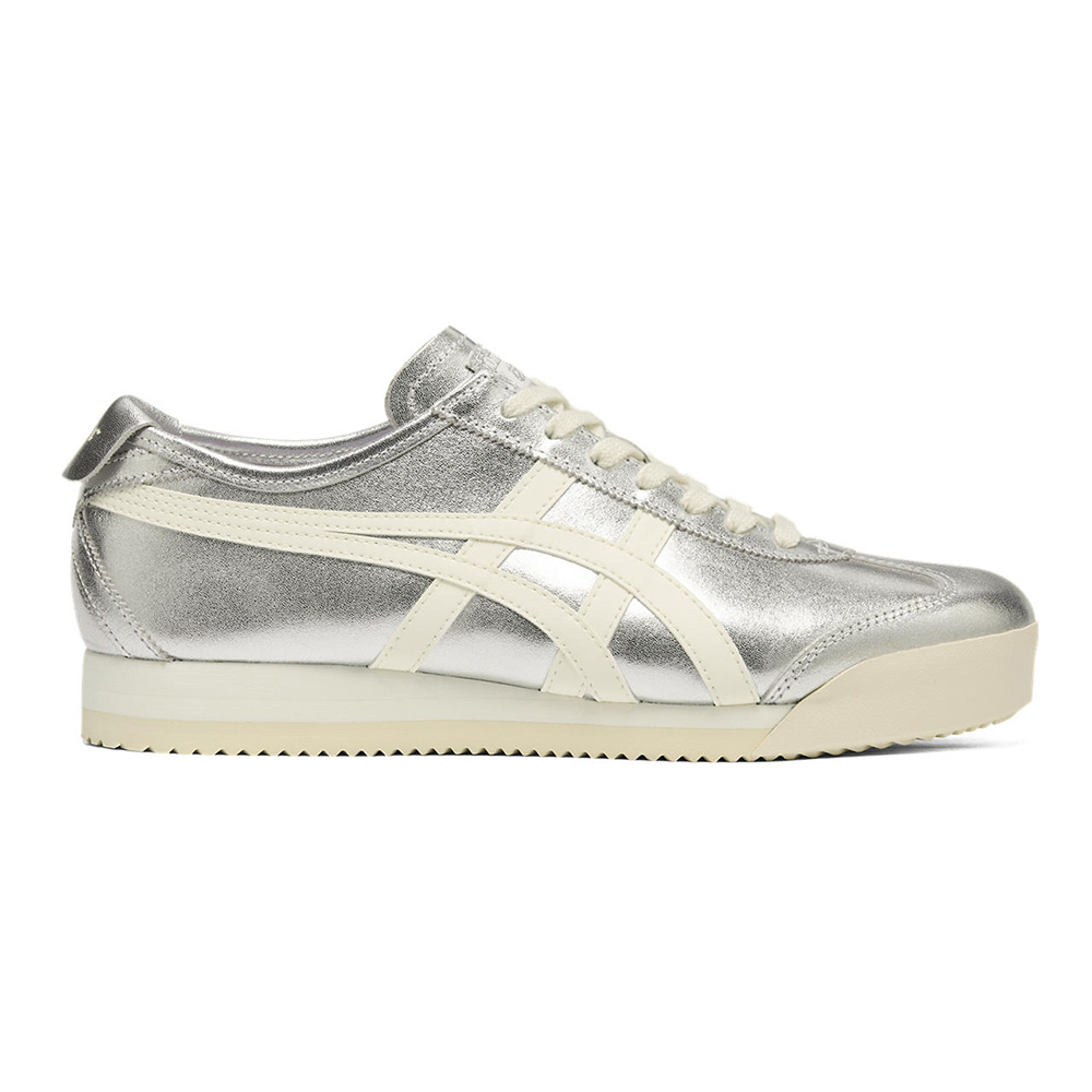 Onitsuka Tiger】鬼塚虎銀底白虎爪紋MEXICO 66 PF 休閒鞋(1183C632-020
