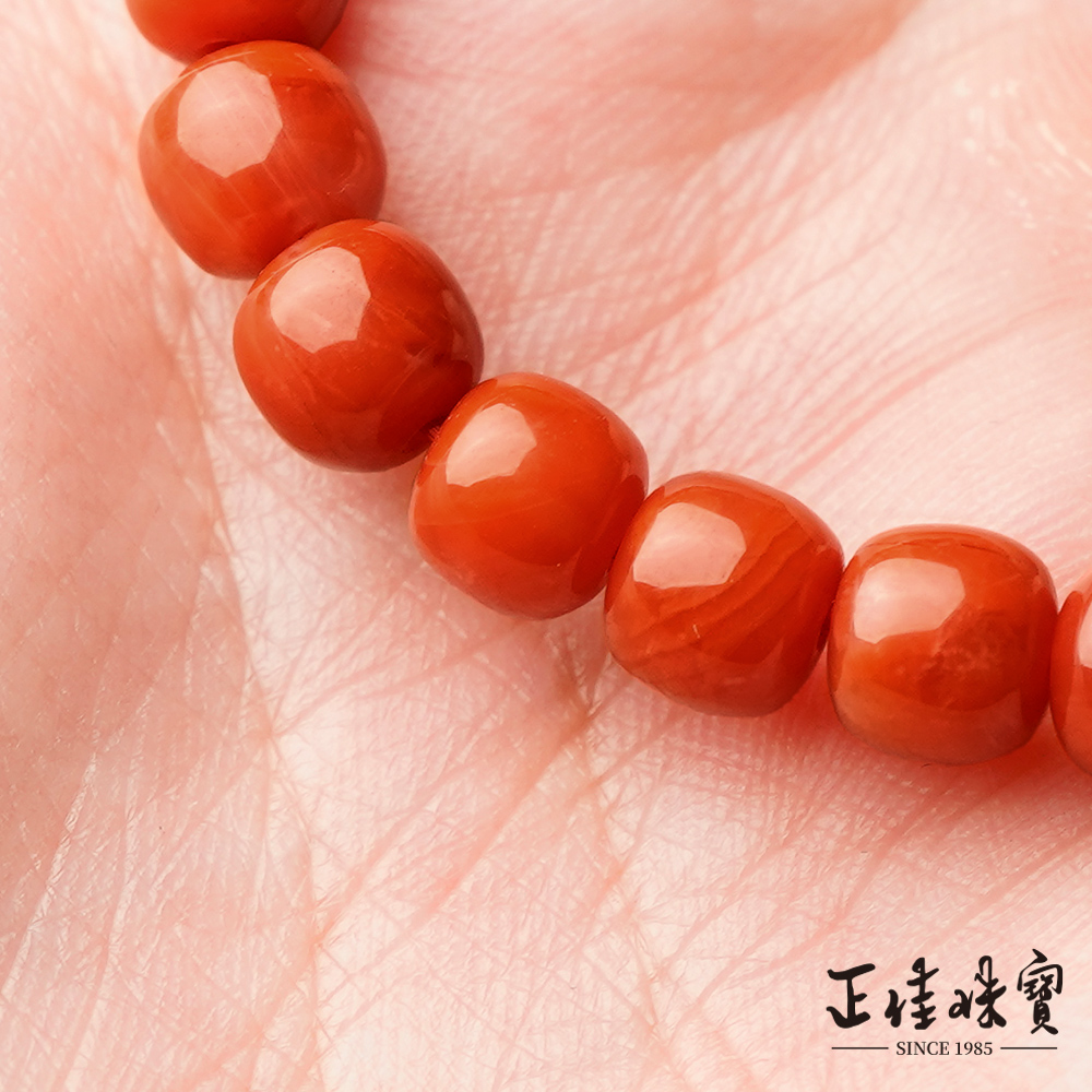 正佳珠寶】南紅瑪瑙頂級滿肉南紅11.7g 蘋果老型珠川料南紅瑪瑙手珠