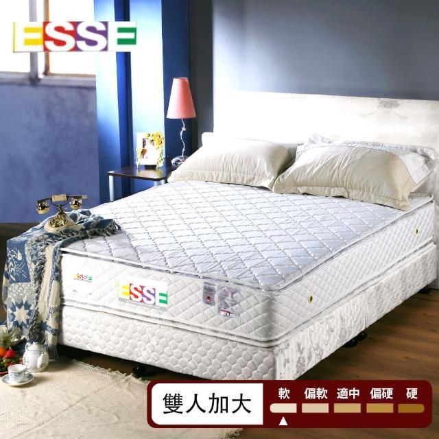 【ESSE御璽名床】優質四線-雙面三線車工獨立筒床墊(6x6.2尺-加大尺寸)