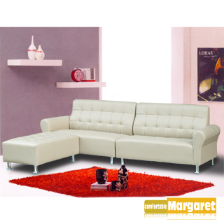 【Margaret】風情時代獨立筒L型沙發(4色可選)