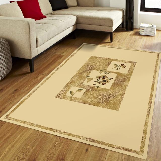 【范登伯格】薩比精緻雅典柔爽絲質感地毯-花舞(160x230cm)