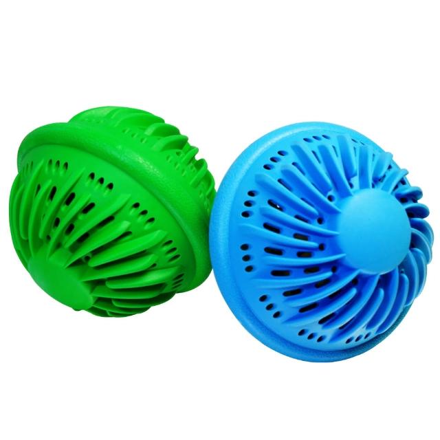 【台灣製造】強力渦輪環保洗衣球一組2入(免洗劑)