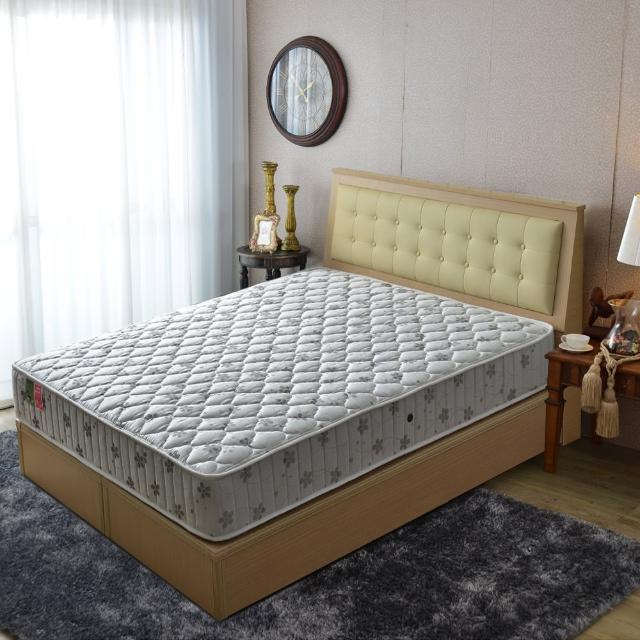 【睡芝寶】乳膠-竹碳紗-蜂巢獨立筒床墊(雙人加大6尺)