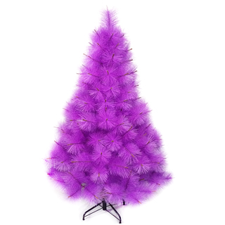 【聖誕樹】台灣製6尺-6呎180cm特級紫色松針葉聖誕樹裸樹-不含飾品-不含燈(.)