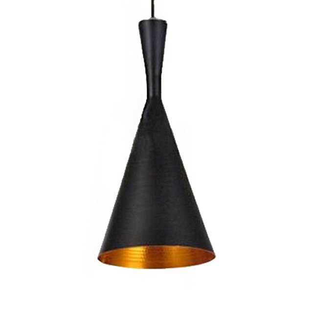 【華燈市】復刻黑金色BEAT印度風吊燈-杯型(復古設計款)