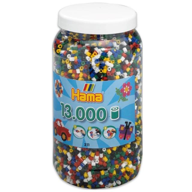 【Hama 拼拼豆豆】13000顆拼豆補充罐(66號實用-6色)