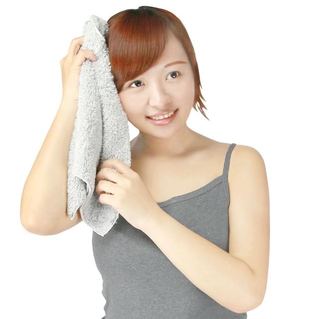 【源之氣】竹炭極超細纖維柔軟毛巾30-60cm-3入 RM-10018