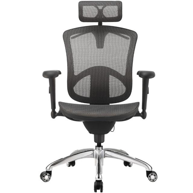 【aaronation愛倫國度】PEACE 系列人體工學椅-電腦椅(JQ-SL-F1-鋁腳-三色可選)