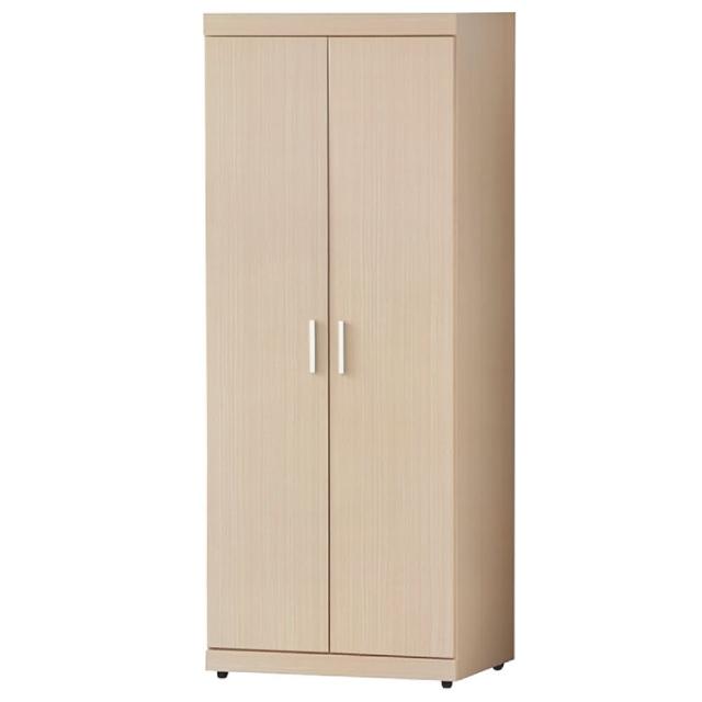 【綠活居】卡倫博恩2.5尺開門衣櫃(兩色可選)