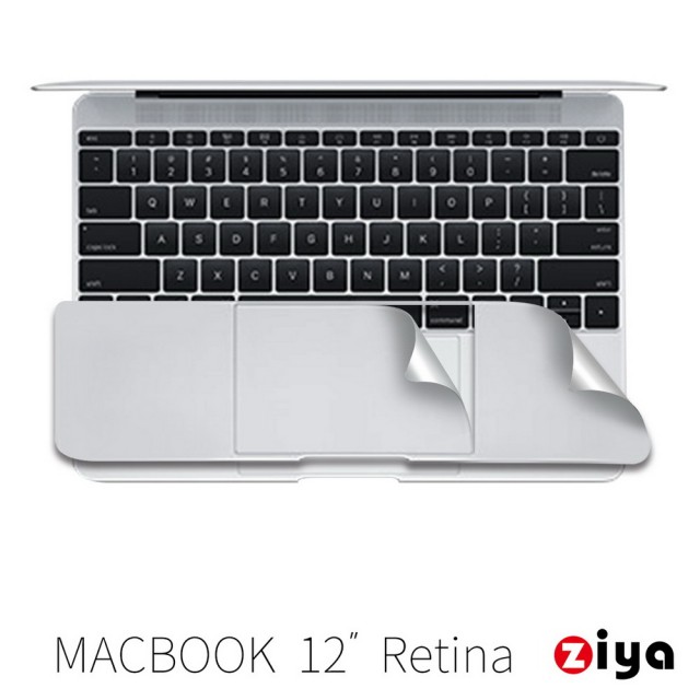 【ZIYA】Apple MacBook 12吋 Retina 手腕貼膜-掌托保護貼(時尚靚銀款)