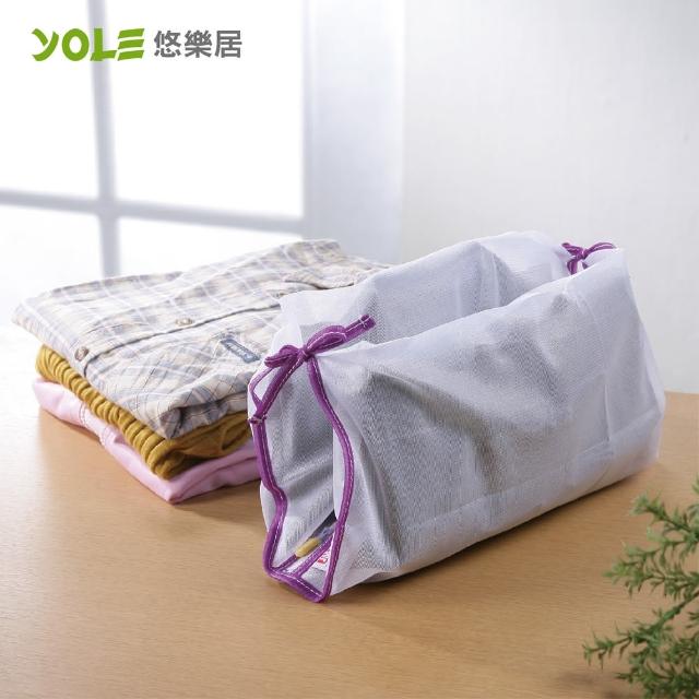 【YOLE悠樂居】綁帶襯衫洗衣袋#1229009(4入)