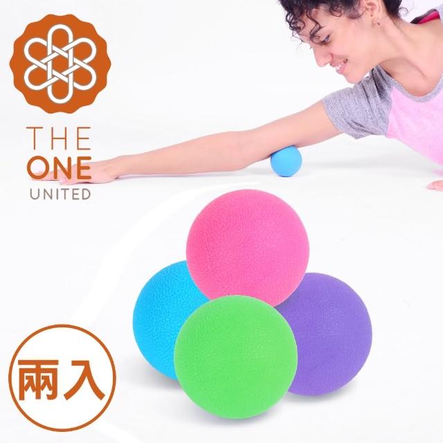 【The One】環保TPE瑜珈筋膜球-按摩球(混色2入)