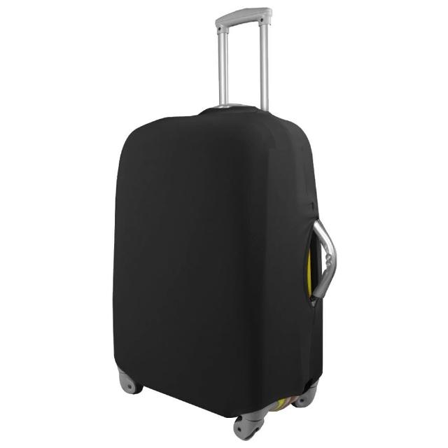 【PUSH! 旅遊用品】高雅黑行李箱 拉桿箱 登機箱 彈力保護套 防塵套 箱套 拖運套(22吋)