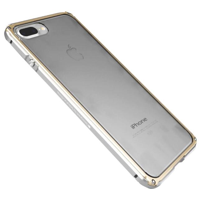 【GINMIC】iPhone 7 PLUS 5.5 雙色傳奇系列金屬邊框加透明後背蓋保護殼