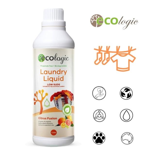 【澳洲 ecologic】天然柑橘洗衣精(1000ml 有机配方)