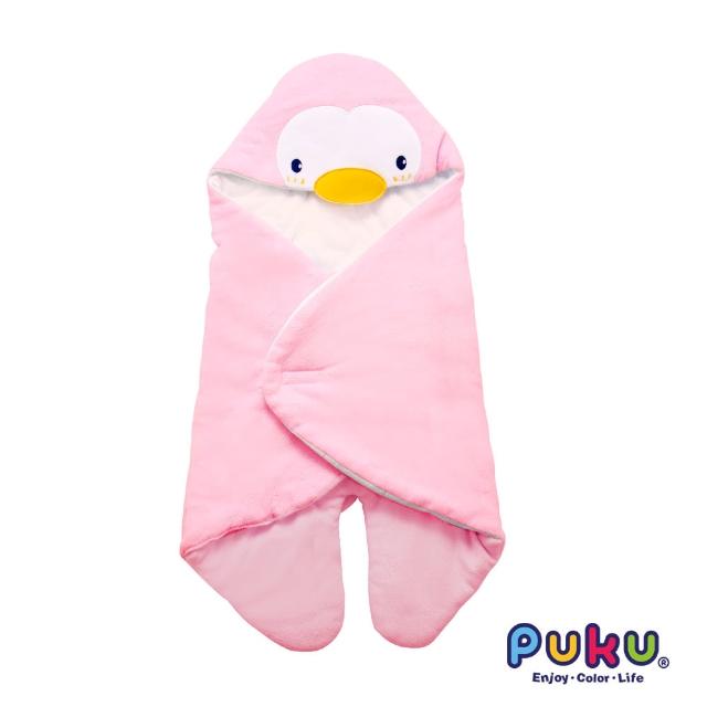 【PUKU藍色企鵝】秋冬造型包巾尺寸F(粉色)