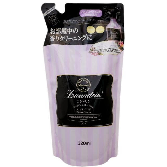 日本Laundrin'香水噴霧補充包-沁心花香320mlX3入