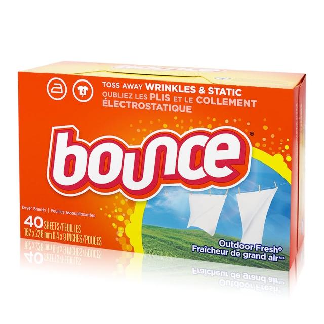 【美國進口 Bounce】烘衣柔軟片(40片)