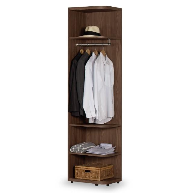 【時尚屋】約克1.5尺開放式置物衣櫥 C7-512-3兩色可選-免運費(臥室 衣櫥)