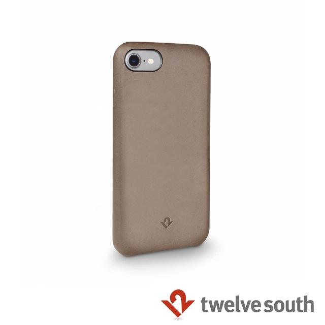 【Twelve South】Relaxed Leather iPhone 7 皮革保護背蓋(灰褐色)