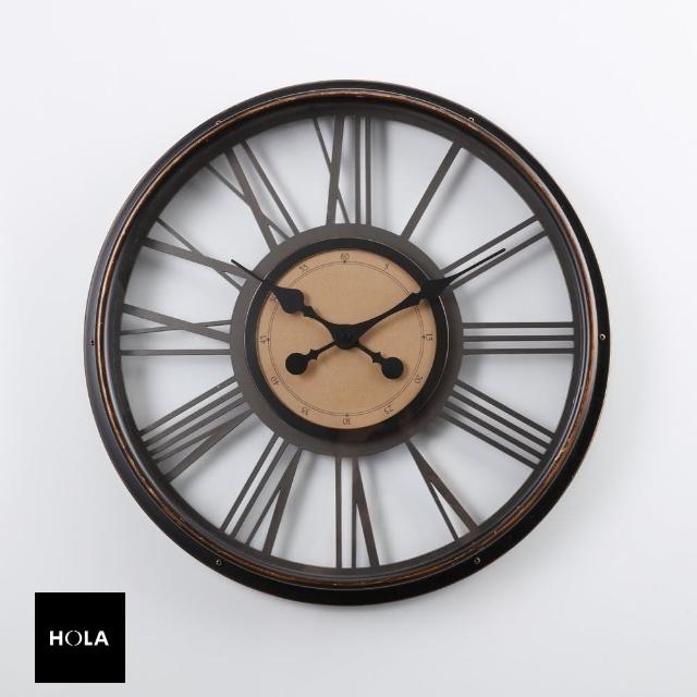 【HOLA】HOLA home 懷特羅馬數字鐵製掛鐘
