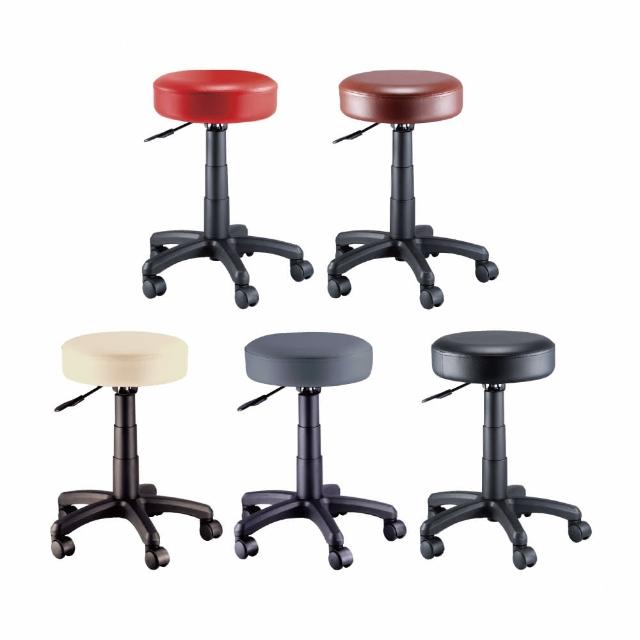 【AS】舒適UP系列黑五腳滾輪式吧台椅(三色可選)