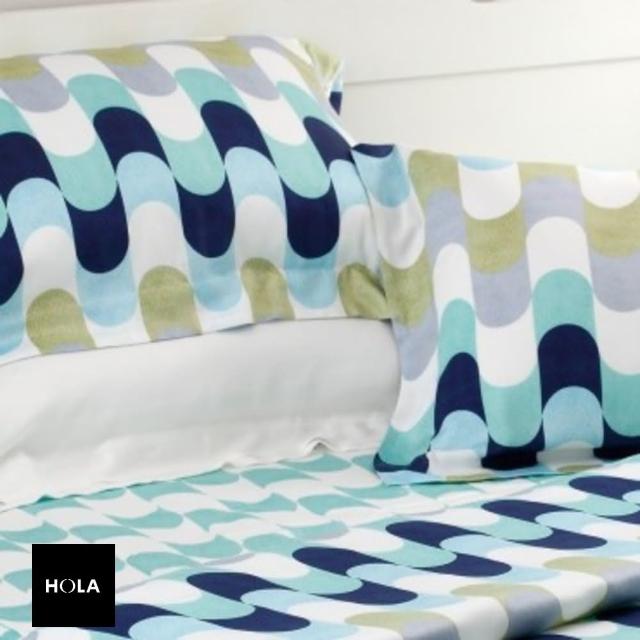 【HOLA】HOLA home歐繪莫代爾床包枕套組 雙人