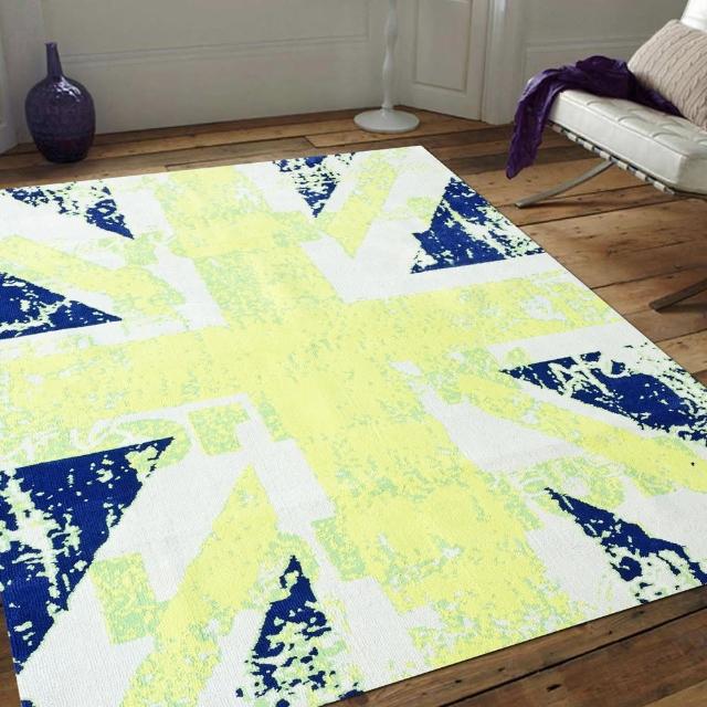 【Ambience】Iris 超細纖維長毛地毯(英倫風情 150x220cm)