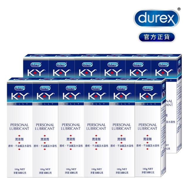 【Durex杜蕾斯】KY潤滑劑(100gX12)