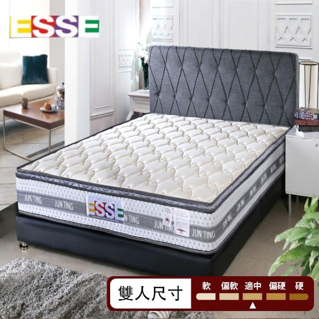 【ESSE御璽名床】天絲乳膠三線高迴彈2.3硬式床墊(5x6.2尺-雙人尺寸)