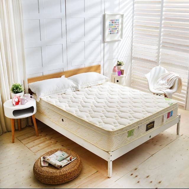 【FAYA法雅】飯店級高澎度COOL涼感-硬式獨立筒床(雙人加大6尺-涼感護腰好睡眠-)