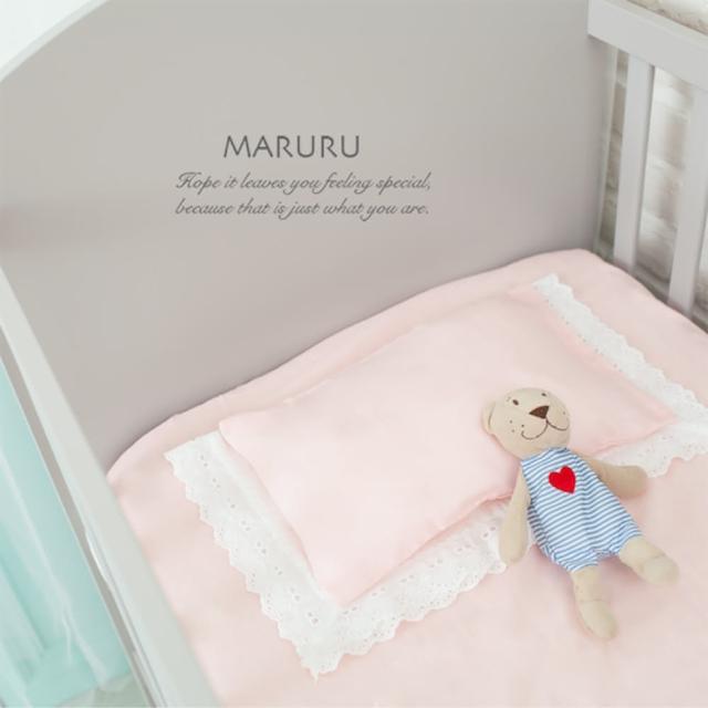 【MARURU】日本製嬰兒床單 嬰兒粉 70x120(日本製嬰兒寶寶baby床單-適用台式60x120-日式70x120嬰兒床墊)